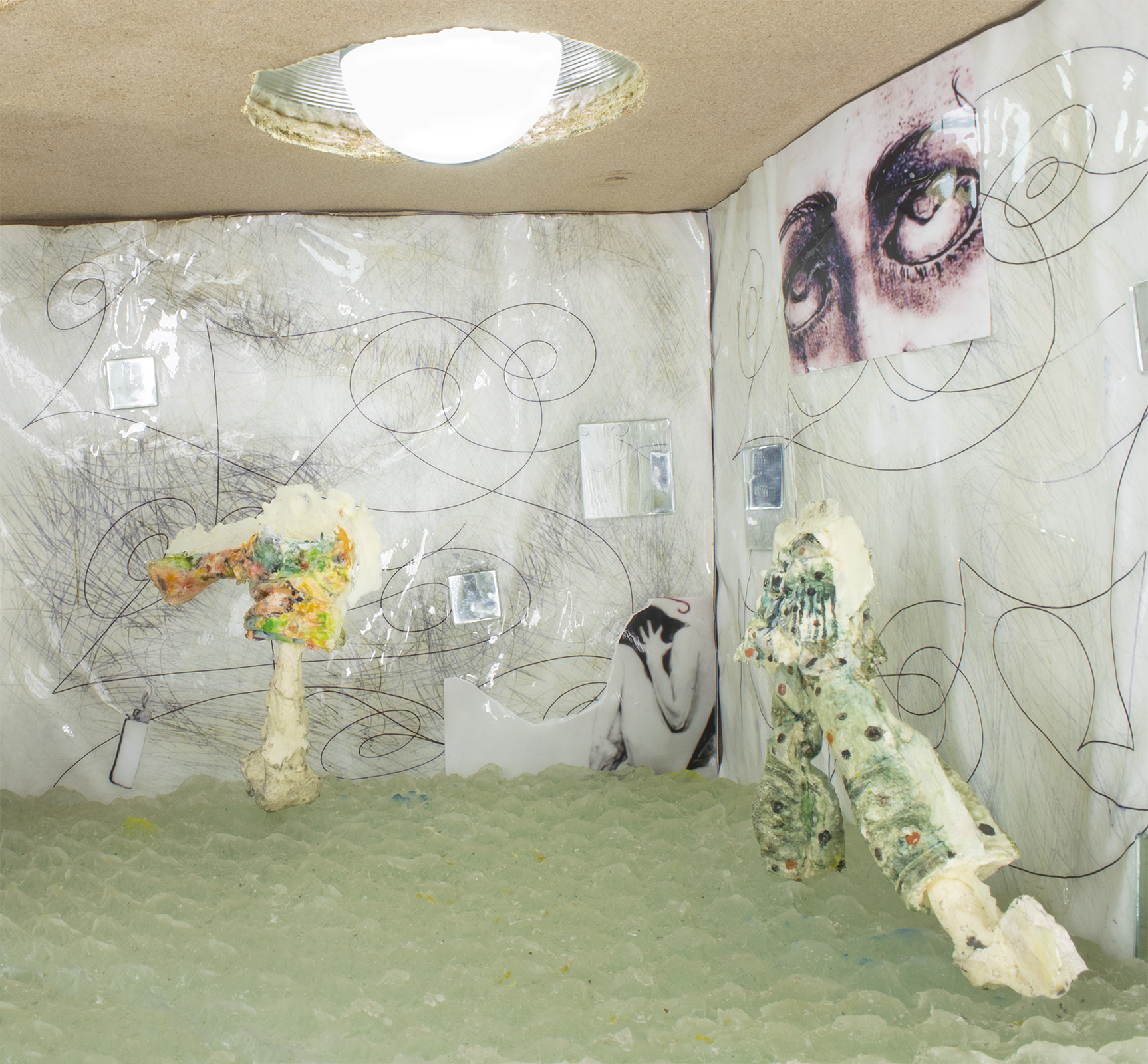 Art by Amy Stober for Toxoplasma Grannii Maybe at Catbox Contemporary curated by Christina Giggliotti
	